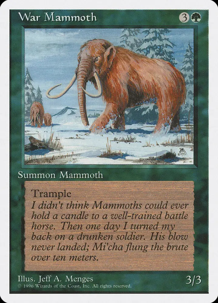 War Mammoth [Introductory Two-Player Set] - MTG Single