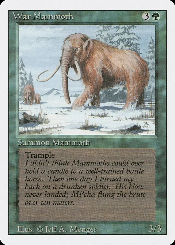 War Mammoth [Revised Edition] - MTG Single