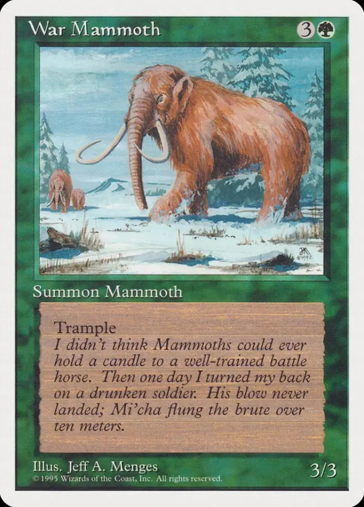 War Mammoth [Rivals Quick Start Set] - MTG Single