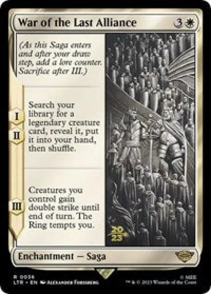 War of the Last Alliance (36) [Prerelease Cards]