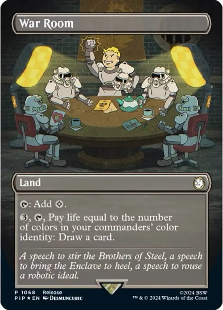 War Room (Borderless) [Fallout Promos] - MTG Single
