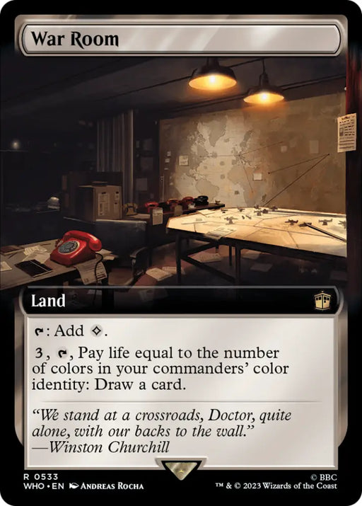 War Room (Extended Art) [Doctor Who] - MTG Single