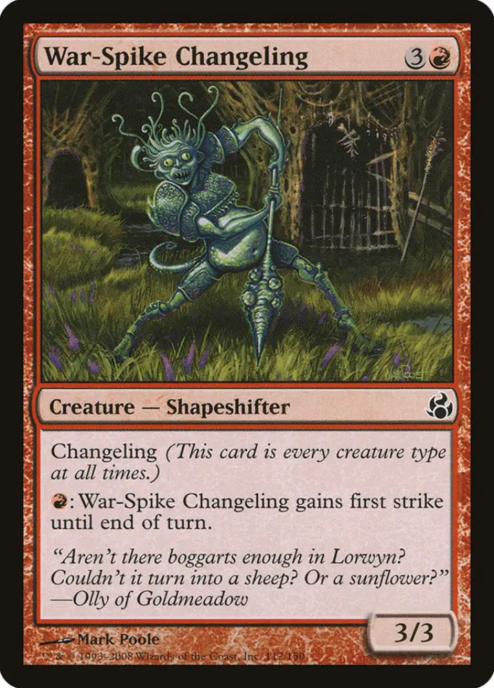 War-Spike Changeling [Morningtide] - MTG Single