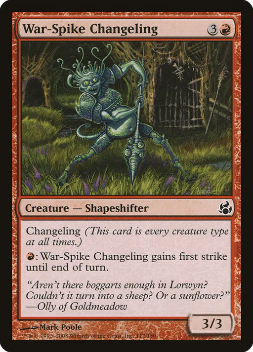 War-Spike Changeling [Morningtide] - MTG Single