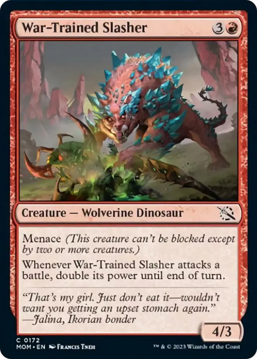 War-Trained Slasher [March of the Machine] - MTG Single