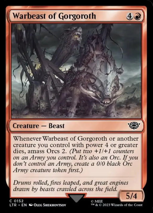 Warbeast of Gorgoroth [The Lord of the Rings: Tales of Middle-Earth] - MTG Single