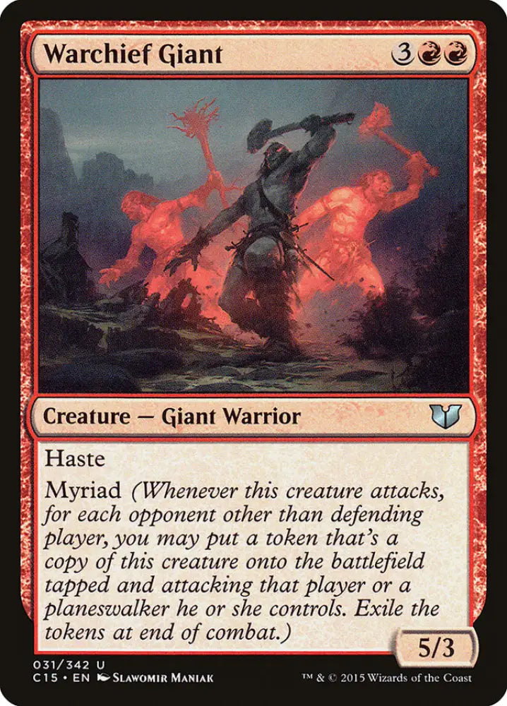 Warchief Giant [Commander 2015] - MTG Single