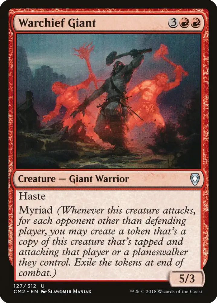 Warchief Giant [Commander Anthology Volume II] - MTG Single
