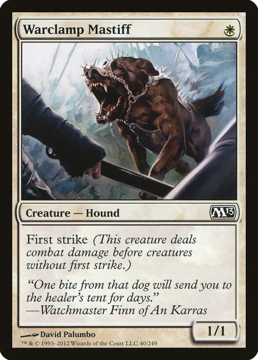 Warclamp Mastiff [Magic 2013] - MTG Single