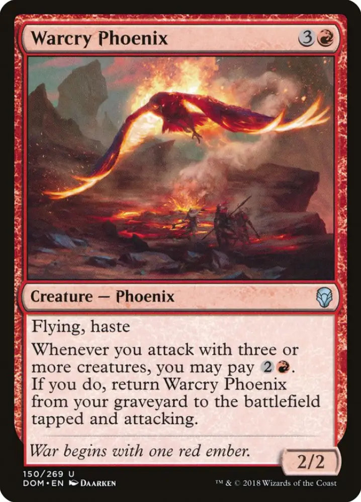 Warcry Phoenix [Dominaria] - MTG Single