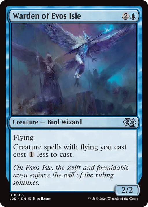 Warden of Evos Isle [Foundations Jumpstart] - MTG Single