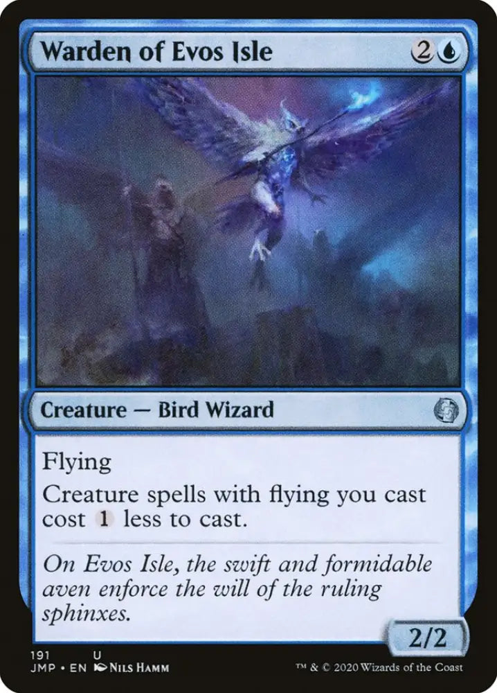 Warden of Evos Isle [Jumpstart] - MTG Single
