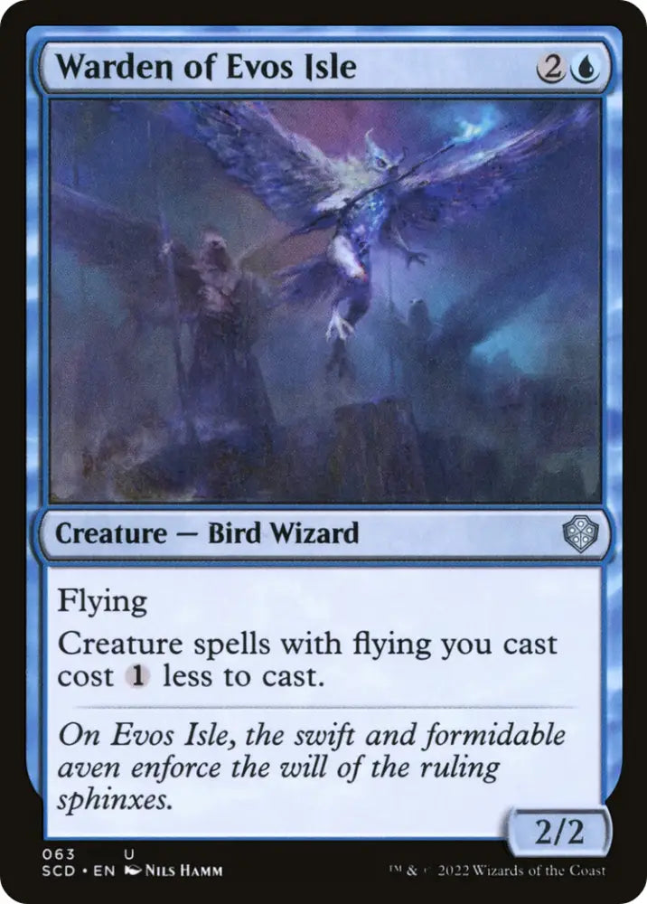 Warden of Evos Isle [Starter Commander Decks] - MTG Single
