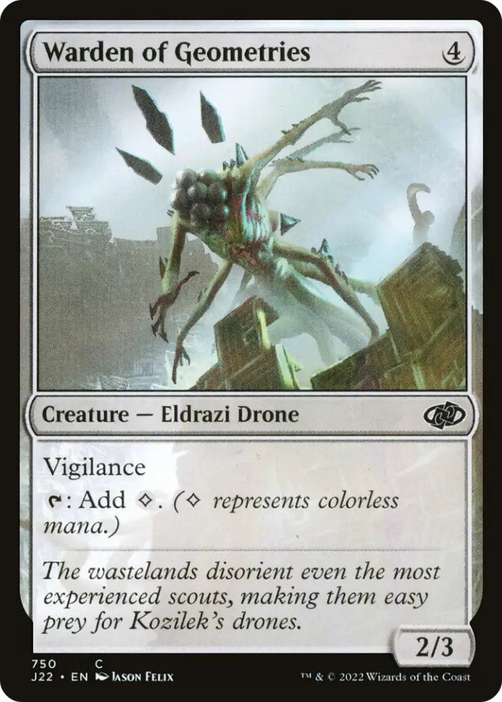 Warden of Geometries [Jumpstart 2022] - MTG Single