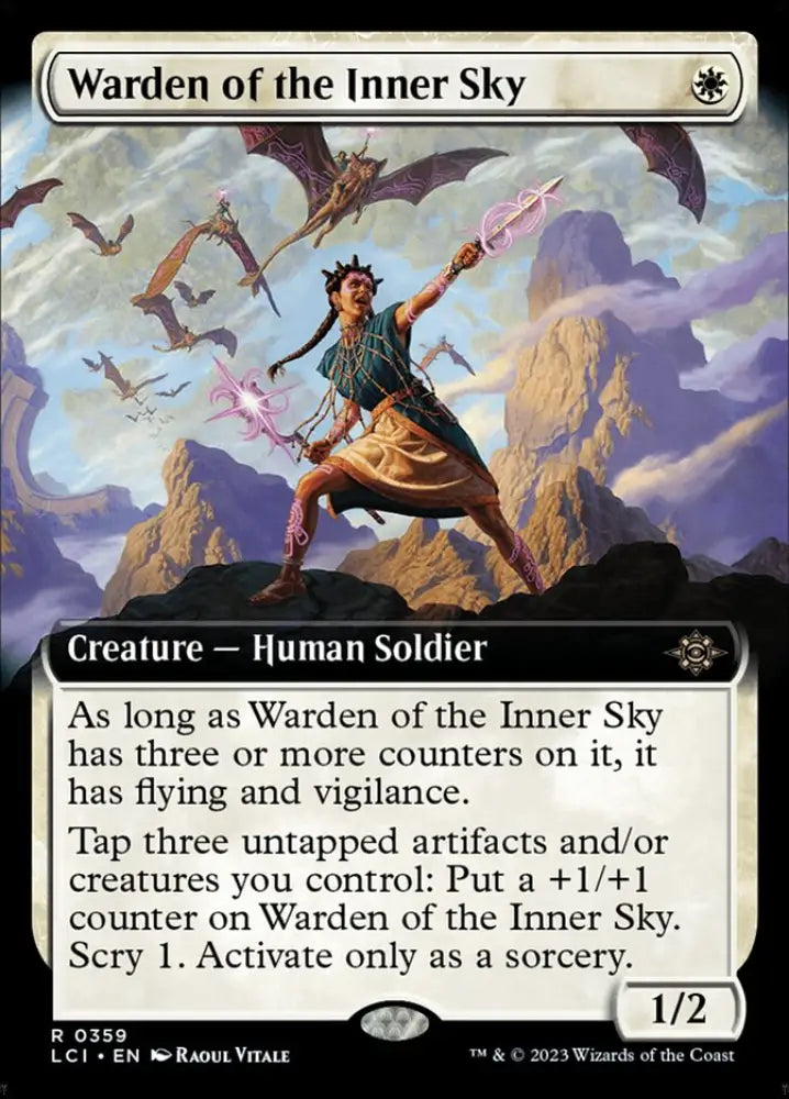 Warden of the Inner Sky (Extended Art) [The Lost Caverns of Ixalan] - MTG Single