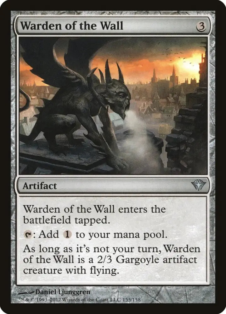 Warden of the Wall [Dark Ascension] - MTG Single