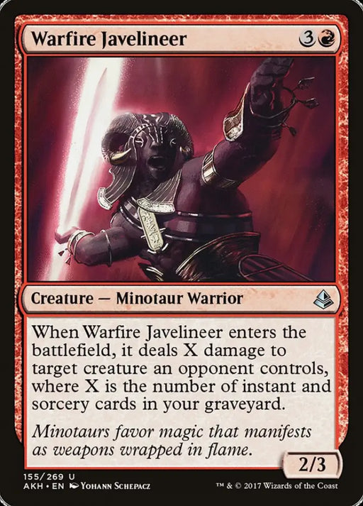 Warfire Javelineer [Amonkhet] - MTG Single
