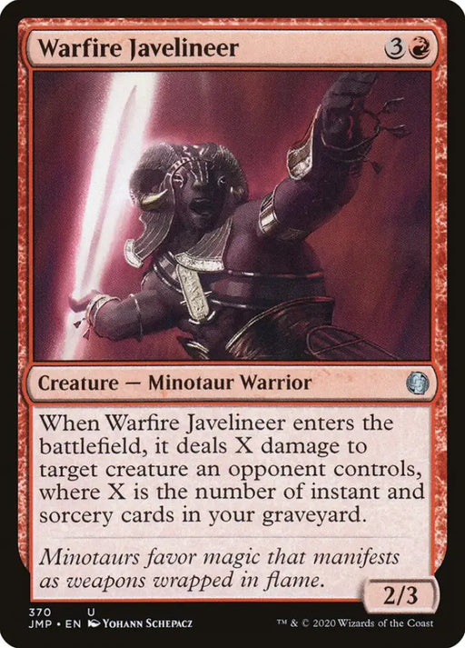 Warfire Javelineer [Jumpstart] - MTG Single