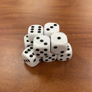 Warhammer 10 x 12mm White Dice - Accessoire