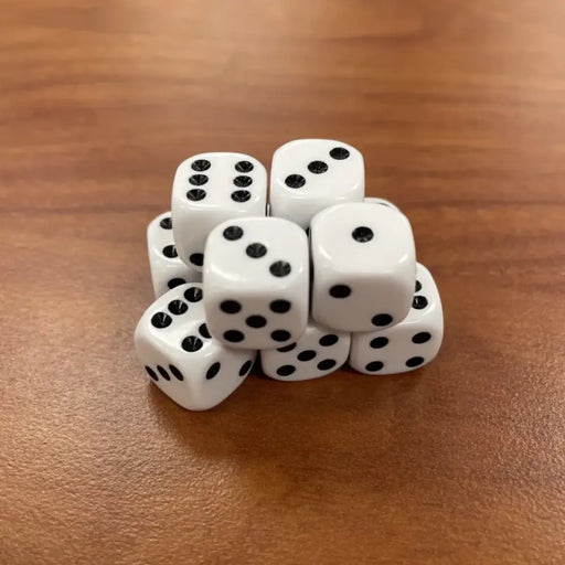 Warhammer 10 x 12mm White Dice - Accessoire