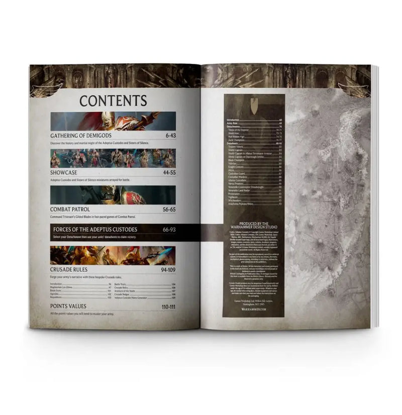 Warhammer: 40,000 - Codex: Adeptus Custodes (10th Edition) - Games Workshop