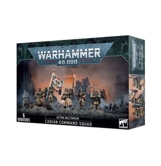 Warhammer 40k - Astra Militarum: Cadian Command Squad - Games Workshop