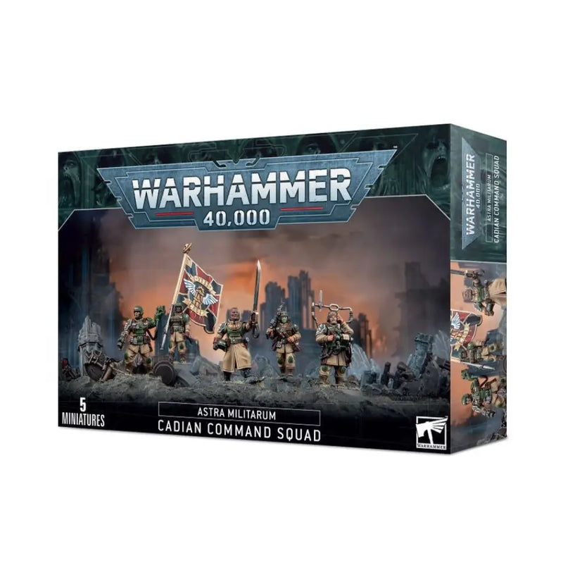 Warhammer 40k - Astra Militarum: Cadian Command Squad - Games Workshop