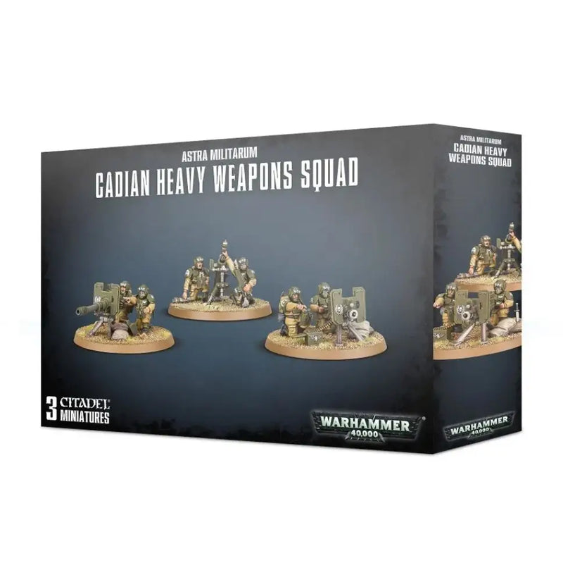 Warhammer 40k - Astra Militarum: Cadian Heavy Weapons Squad - Games Workshop