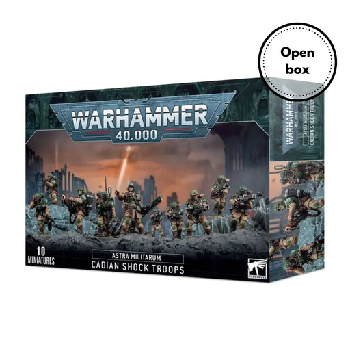 Warhammer 40k - Astra Militarum: Cadian Shock Troops (Used On Sprue) - Games Workshop