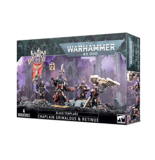 Warhammer 40k - Black Templars: Chaplain Grimaldus & Retinue - Games Workshop