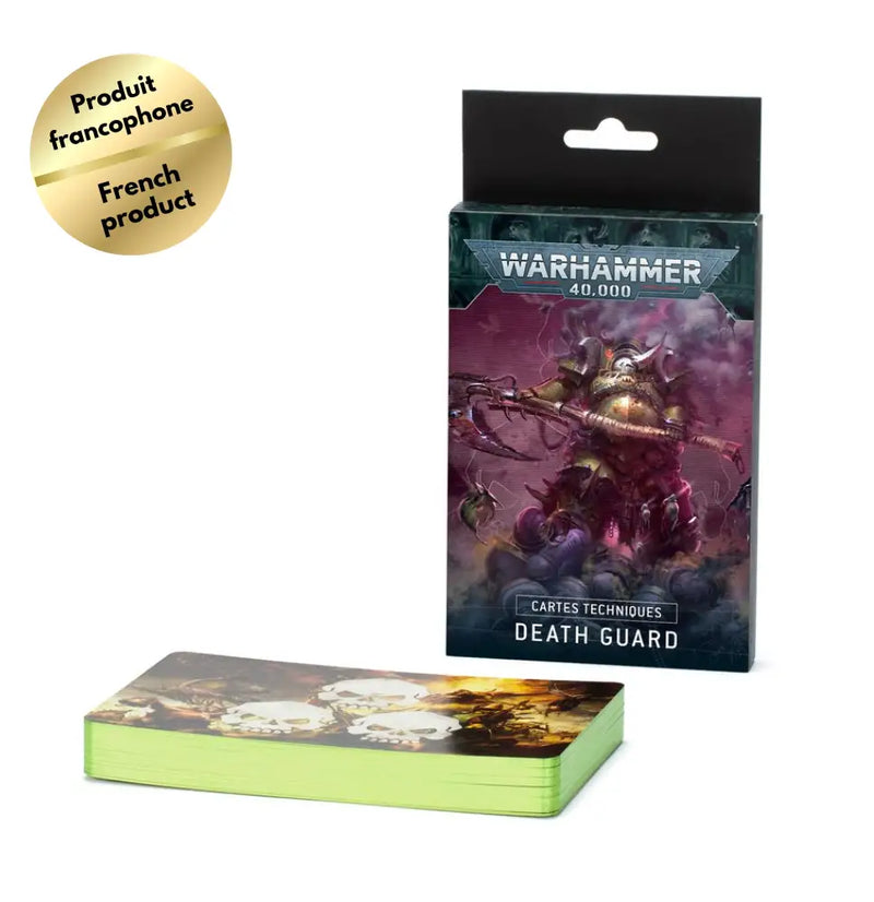 Warhammer 40k - Cartes Techniques: Death Guard (FR) - Games Workshop