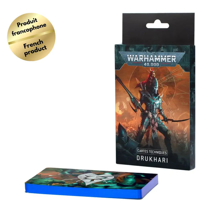 Warhammer 40k - Cartes Techniques: Drukhari (FR) - Games Workshop