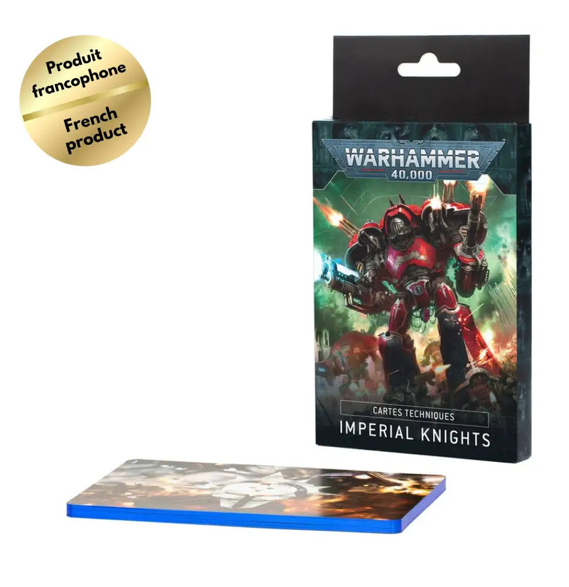 Warhammer 40k - Cartes Techniques: Imperial Knights (FR) - Games Workshop