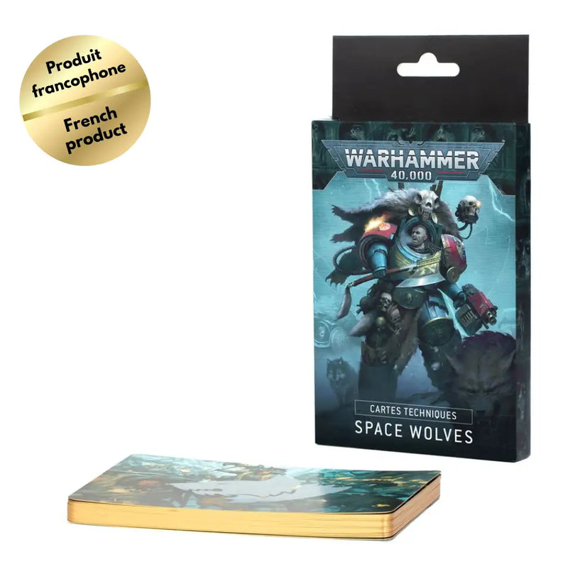 Warhammer 40k - Cartes Techniques: Space Wolves (FR) - Games Workshop