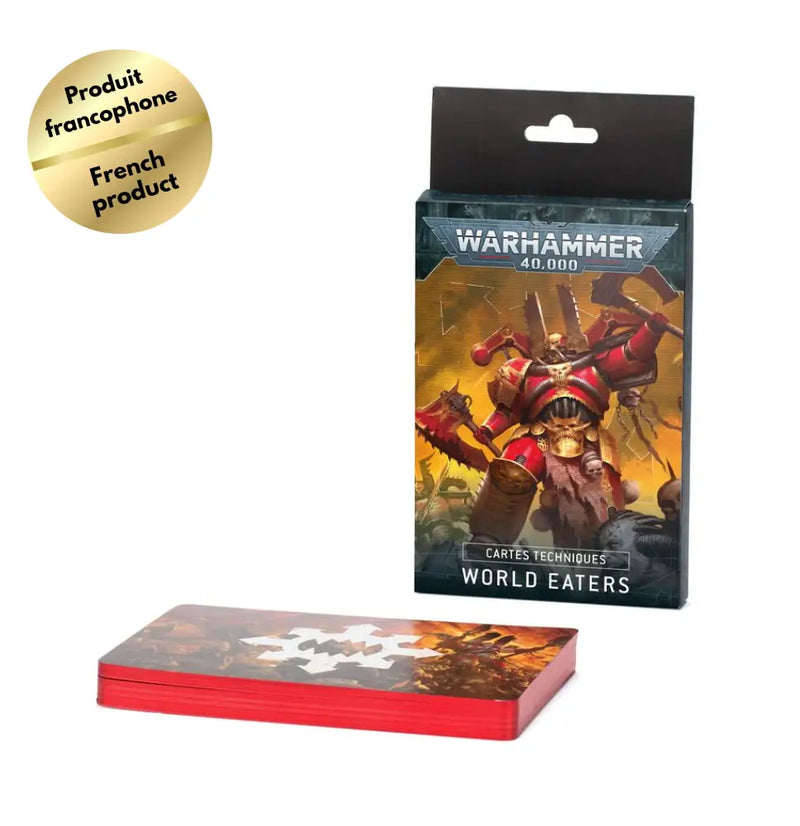 Warhammer 40k - Cartes Techniques: World Eaters (FR) - Games Workshop