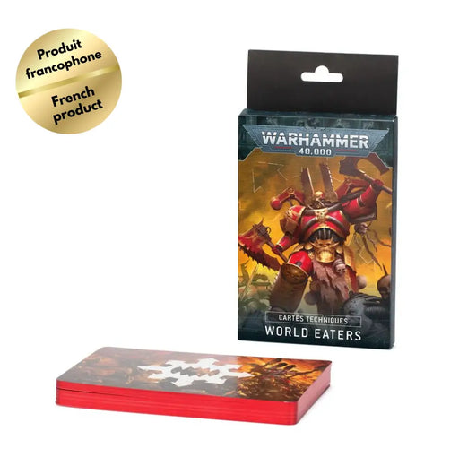 Warhammer 40k - Cartes Techniques: World Eaters (FR) - Games Workshop