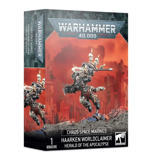 Warhammer 40k - Chaos Space Marines: Haarken Worldclaimer Herald of the Apocalypse - Games Workshop