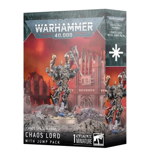 Warhammer 40k - Chaos Space Marines: Chaos Lord with Jump Pack - Games Workshop
