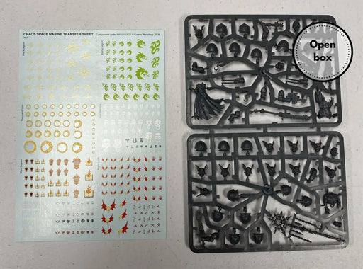 Warhammer 40k - Chaos Space Marines: Night Lords Upgrades and Transfers (Used On Sprue) - Games Workshop