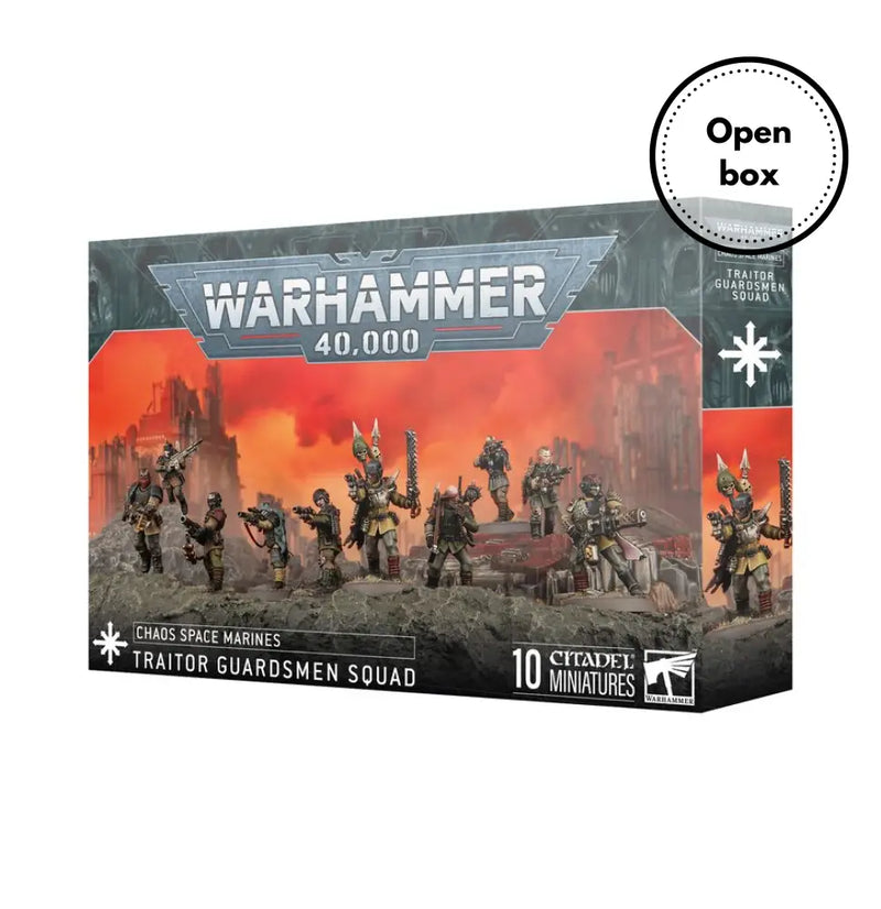 Warhammer 40k - Chaos Space Marines: Traitor Guardmen Squad (Used On Sprue) - Games Workshop