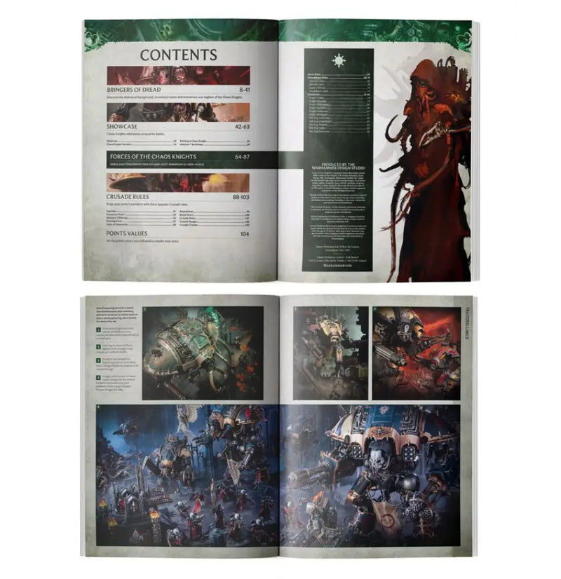 Warhammer 40k - Codex: Chaos Knights (EN) - Games Workshop