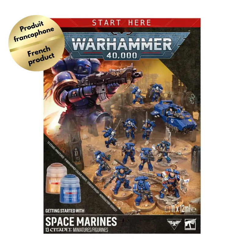 Warhammer 40k: Commencer avec les Space Marines (FR) - Games Workshop