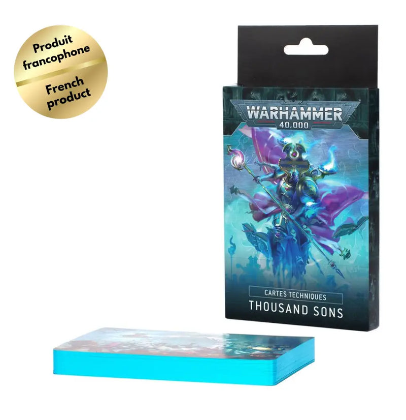 Warhammer 40k - Datasheet Cards: Thousand Sons (FR) - Games Workshop