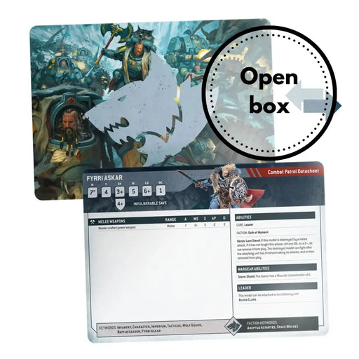 Warhammer 40k - Datasheets: Space Wolves (EN) (From Army Set) - Games Workshop