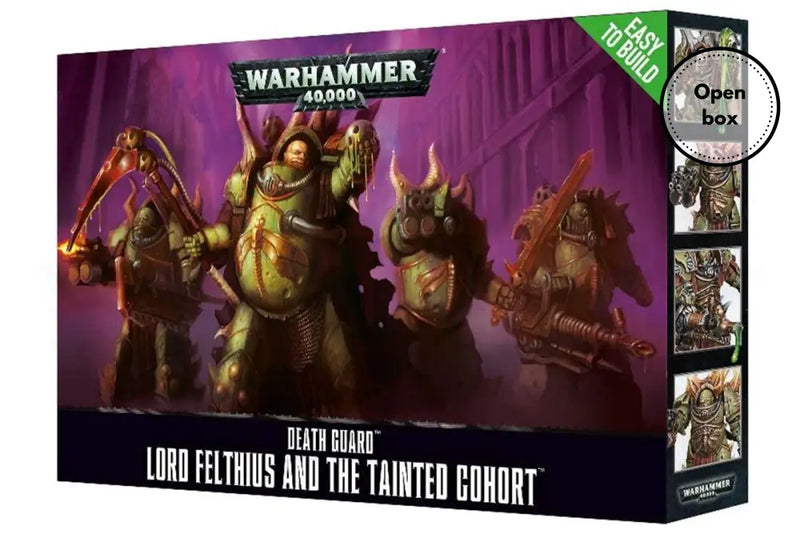 Warhammer 40k - Death Guard: Lord Felthius and the Tainted Cohort (Used on Sprue) - Games Workshop