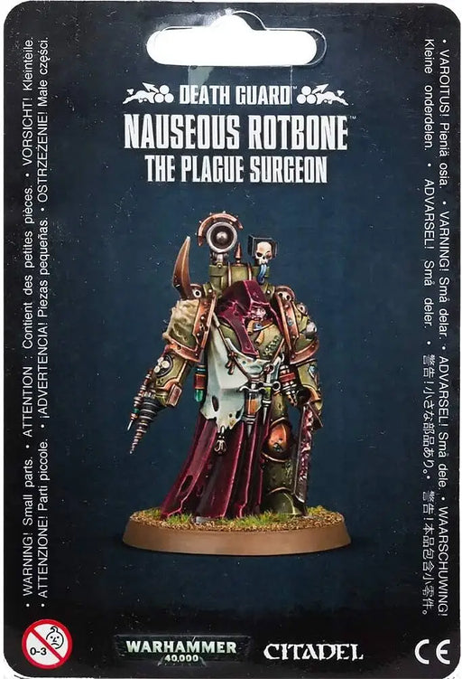 Warhammer 40k - Death Guard: Nauseous Rotbone the Plague Surgeon - Games Workshop
