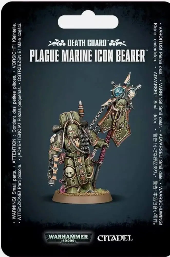 Warhammer 40k - Death Guard: Plague Marine Icon Bearer - Games Workshop