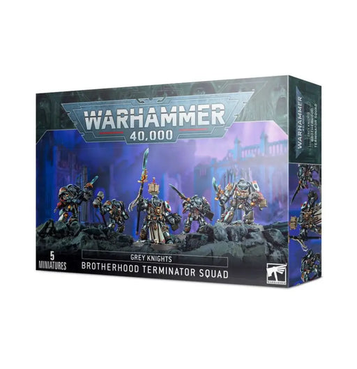Warhammer 40k - Grey Knights: Brotherhood Terminator Squad - Games Workshop