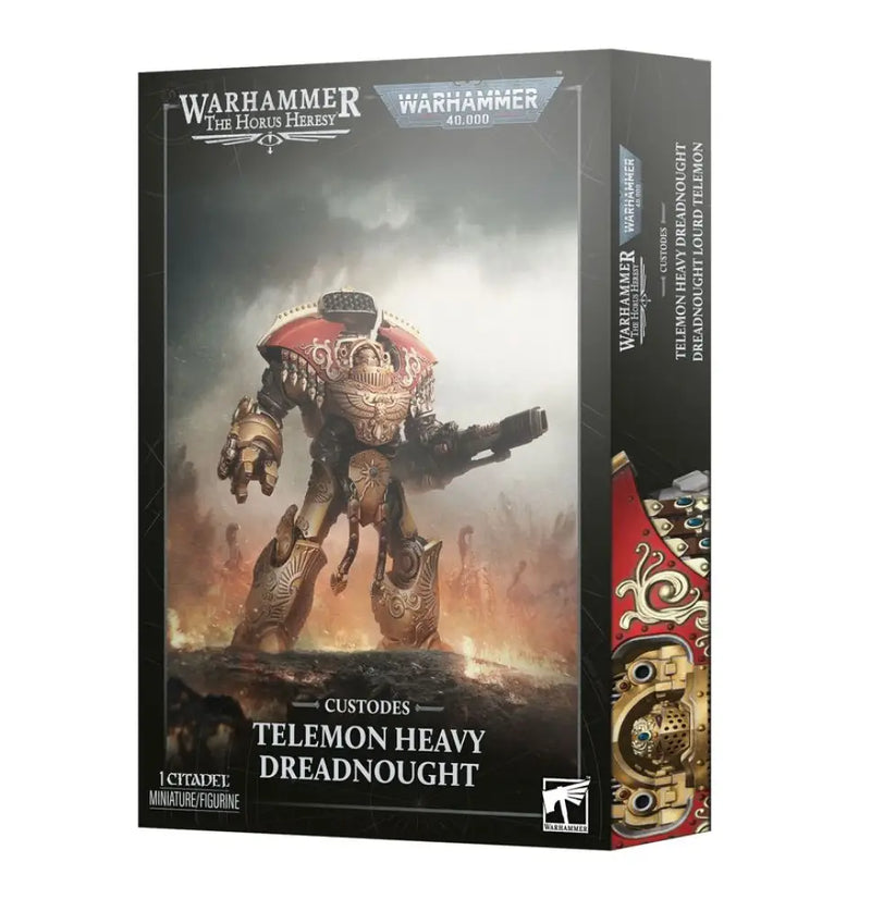 Warhammer 40k/ Horus Heresy - Adeptus Custodes: Telemon Heavy Dreadnought (2026-10-17) - Games Workshop