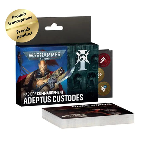 Warhammer 40k - Pack de Commandement: Adeptus Custodes (FR) (2026-10-17) - Games Workshop